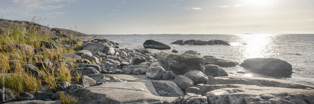 Sea landscape of baltic sea.Finnish archipelago. Sea landscape of baltic sea.Finnish archipelago.