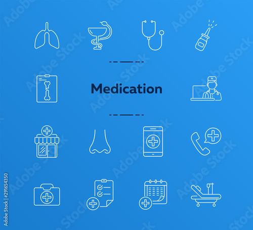 Medicament icons