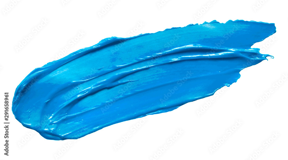 Vector blue glossy oil texture isolated on white - paint banner for Your design Vector blue glossy oil texture isolated on white - paint banner for Your design