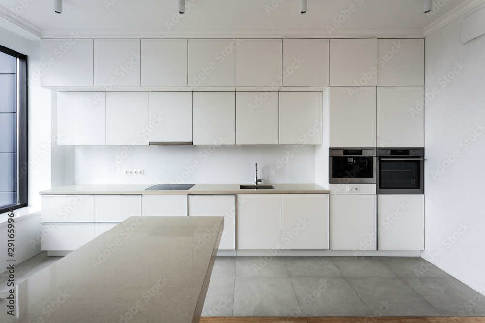 Modern and new kitchen with built in appliance Modern and new kitchen with built in appliance
