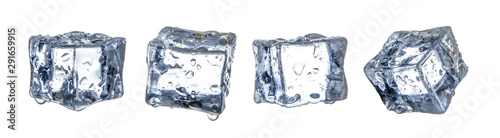 isolated ice cube, cold freeze shiny object