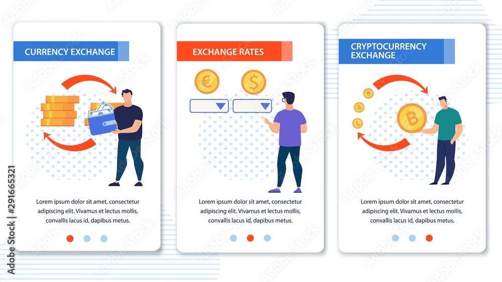 Currency Cryptocurrency Exchange Mobile App Set Currency Cryptocurrency Exchange Mobile App Set