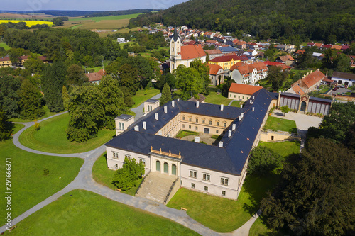 Empire castle  Cechy pod Kosirem with museum, Moravia, Czech republic photo