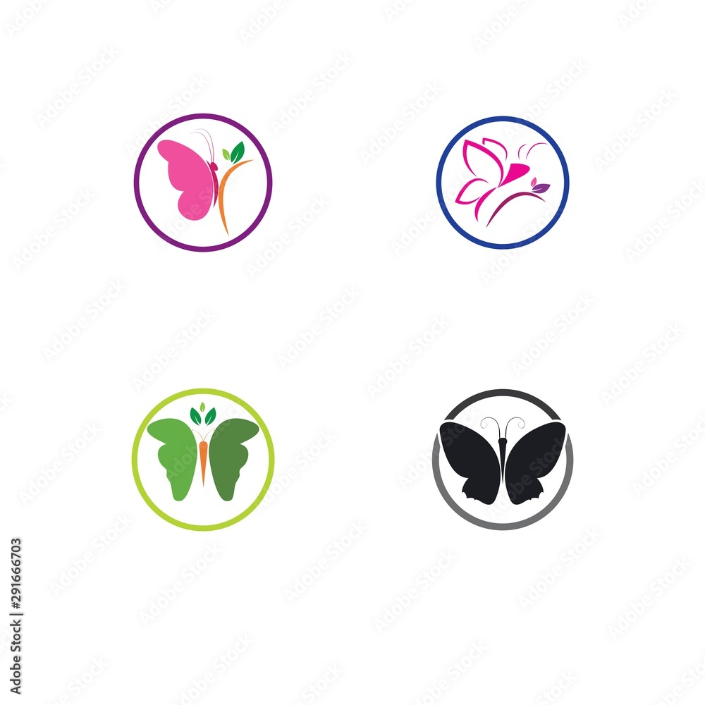  Butterfly Logo Template