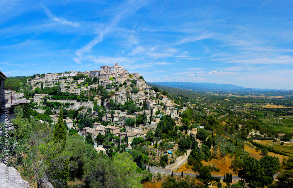 mediterranean village  in the south of france,provence