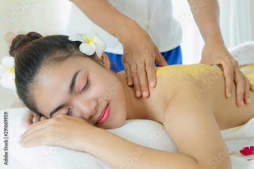 Woman massage in spa