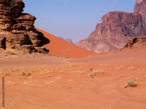 Middle East, Petra Jordan Wadi Rum desert