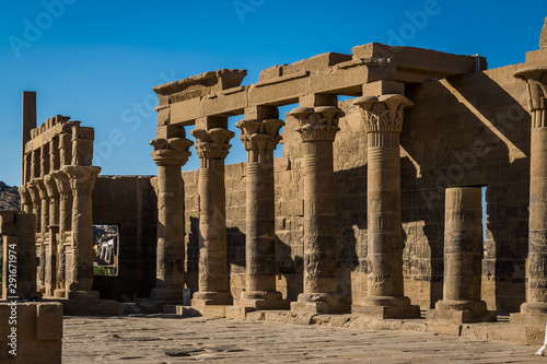 Temple of philae, Island Agilka upper Egypt photo