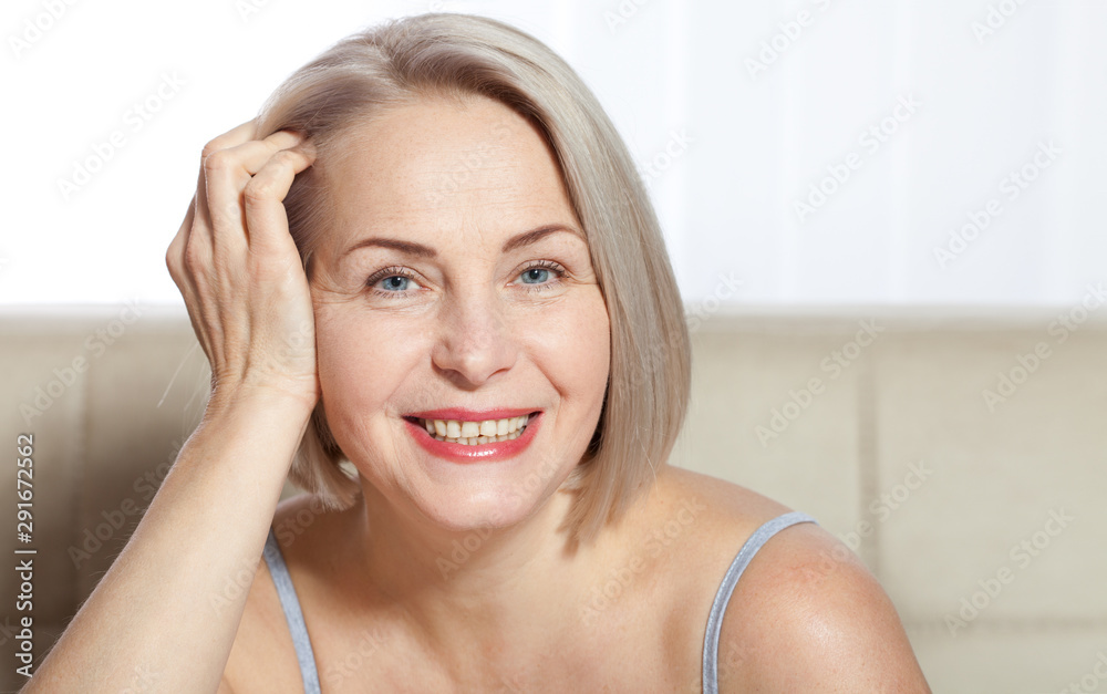 Beauty Woman with perfect skin Portrait. Plastic surgery collagen injections. Macro face. Selective focus on face. Realistic images with their own imperfections. Beauty Woman with perfect skin Portrait. Plastic surgery collagen injections. Macro face. Selective focus on face. Realistic images with their own imperfections.
