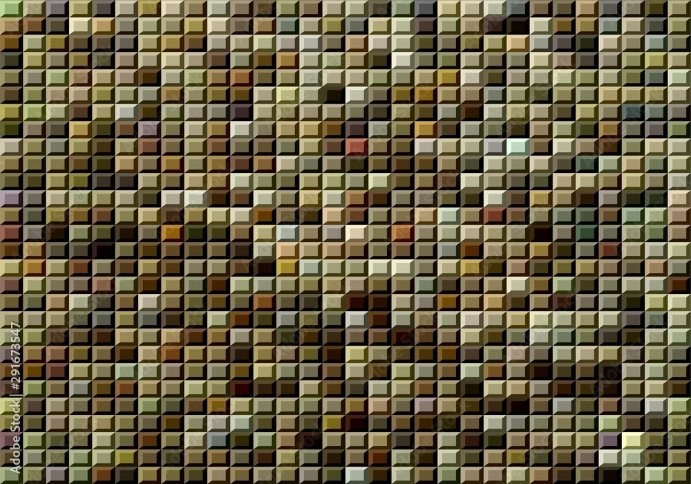 Fototapeta premium Concept abstract background for interior design. Multicolored figure