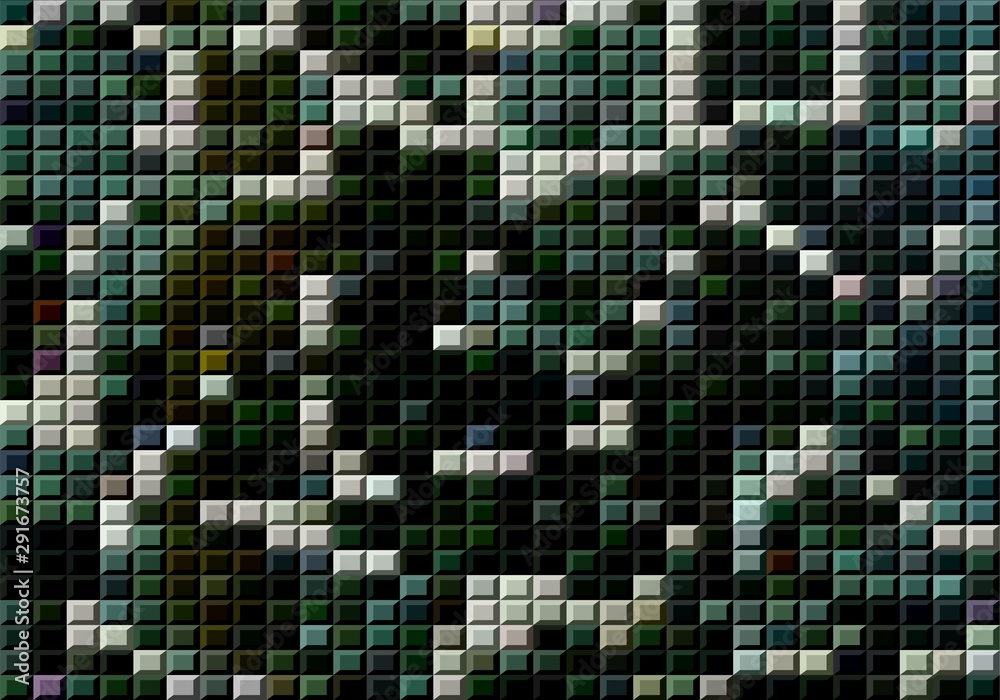 Fototapeta premium Concept abstract background for interior design. Multicolored figure