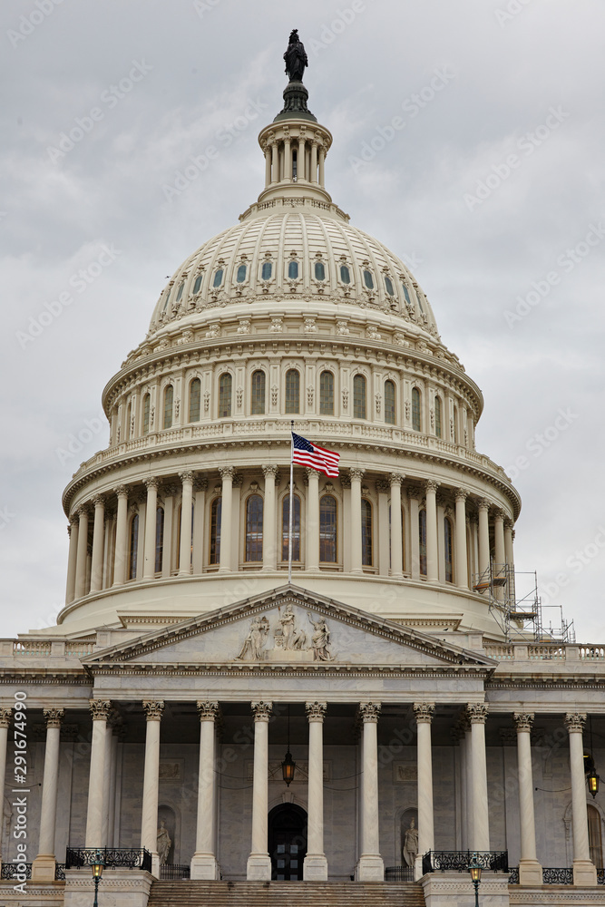 Obraz premium budynek stolicy stanów zjednoczonych w waszyngtonie