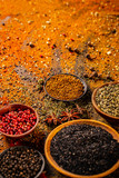 Aromatic and colorful spices