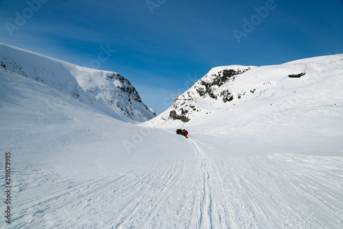 skiers in mountains © Stanislav