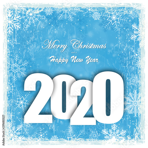 snow fall background for christmas and New Year 2020