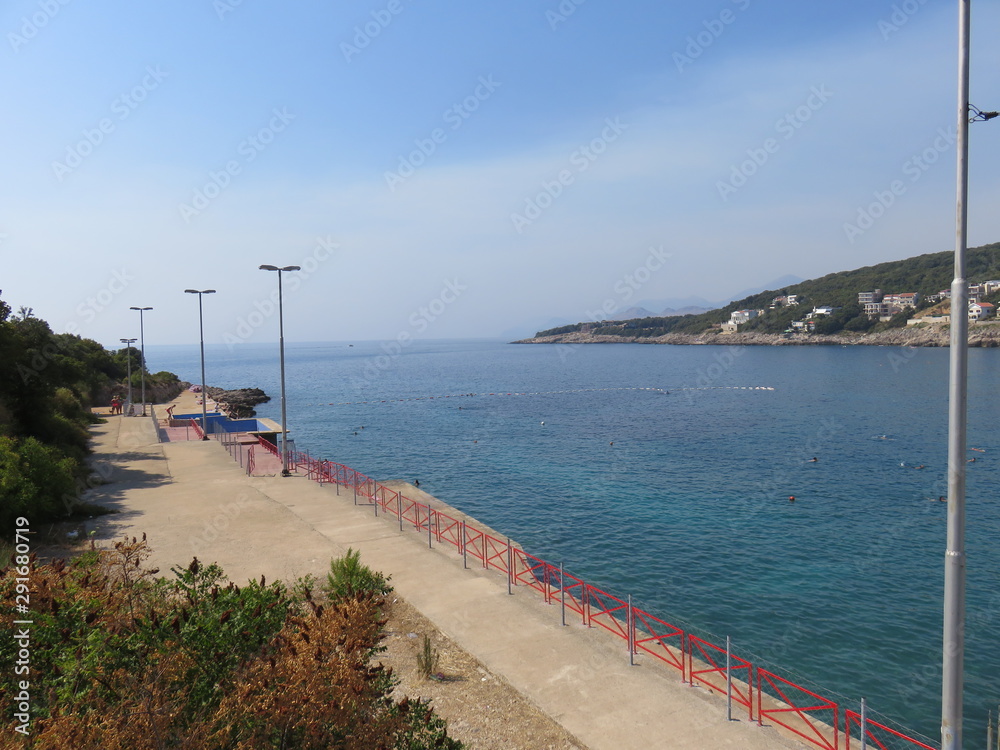 Nice promenade by the sea