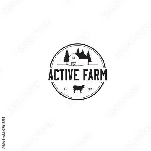 Farm logo template