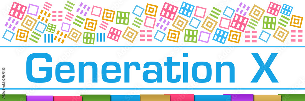 Generation X Colorful Texture Blocks Bottom Generation X Colorful Texture Blocks Bottom