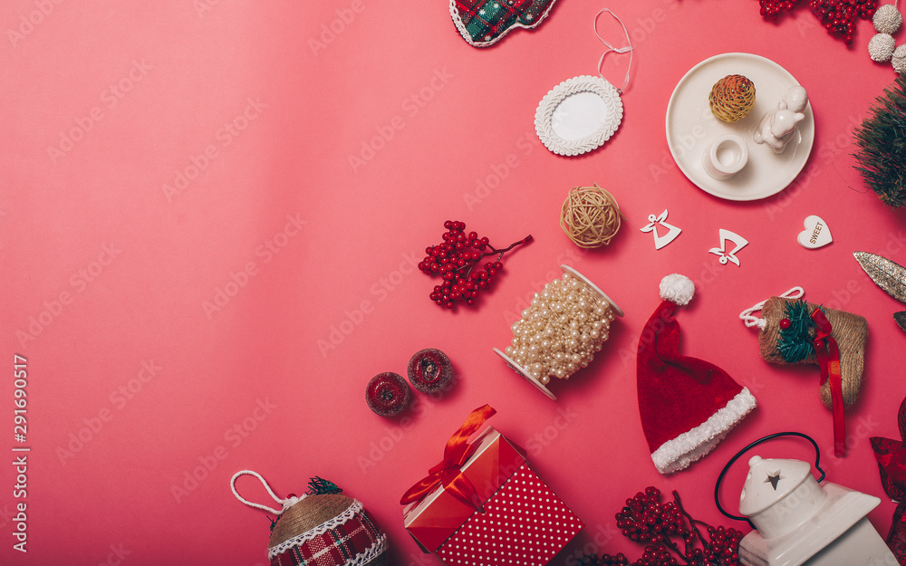 Christmas background. Christmas gift. Background. Toys. Decoration. Christmas background. Christmas gift. Background. Toys. Decoration.