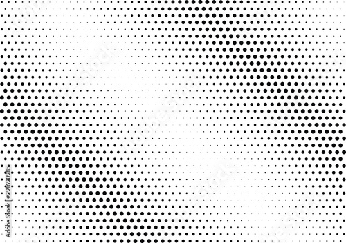 Abstract halftone dotted background. Futuristic grunge pattern  dot and circles.  Vector modern optical pop art texture for posters  sites  business cards  cover  postcards  labels  stickers layout.