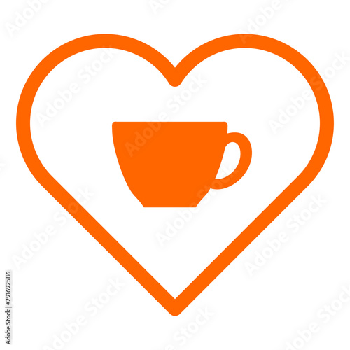 Tasse und Herz