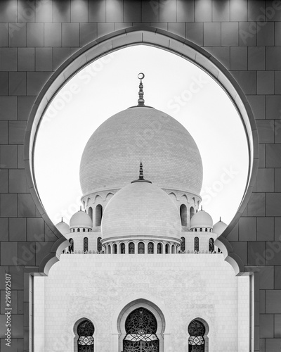 Canvas Print Sheikh Zayed Grand Mosque in Abu Dhabi near Dubai, United Arab EMirates