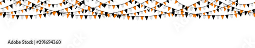 seamless Halloween garlands