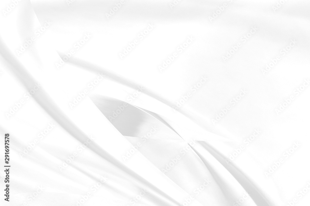 Obraz premium Soft fabric abstract saturn ring white background