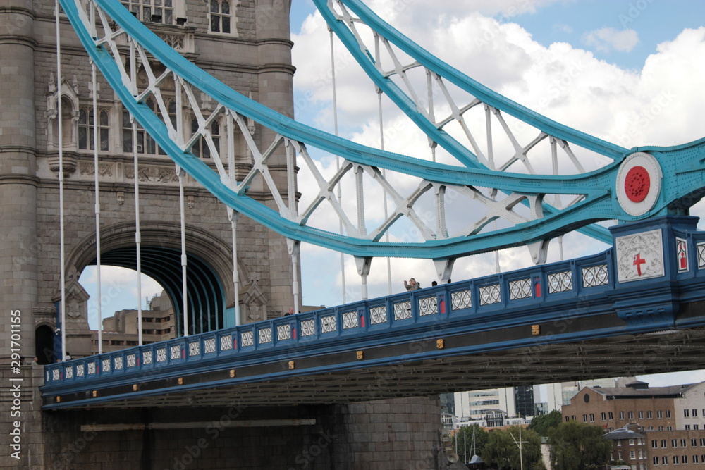 Fototapeta premium Detail of Tower Bridge in Lonton, England