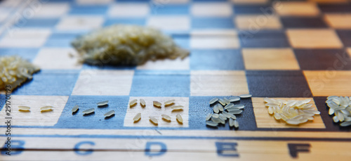 rice on the classic chess Board geometric progression