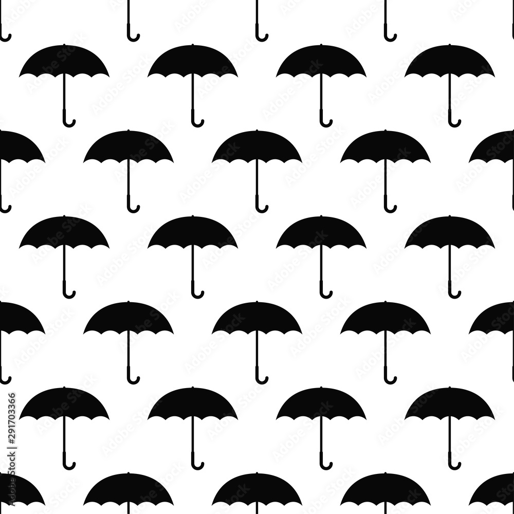 Autumn seamless pattern with umbrellas Autumn seamless pattern with umbrellas