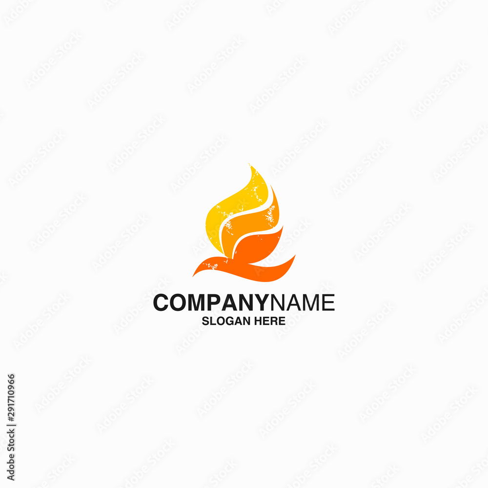 abstract fire logo abstract fire logo