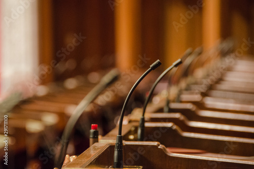 Foto Parliament microphone