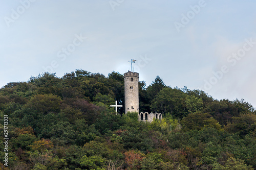 bielstein tower near marsberg germany photo