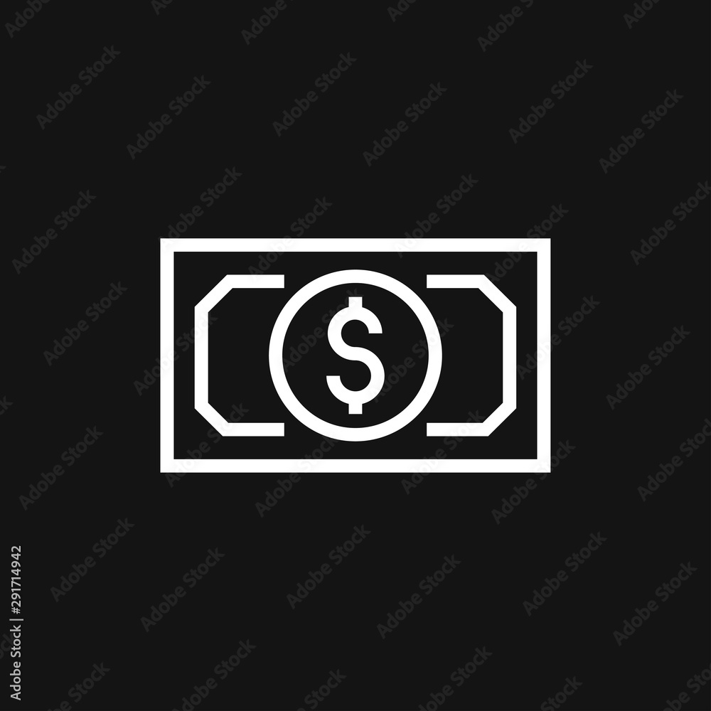 Currency Banknotes vector icon. Illustration style is a flat iconic Currency Banknotes vector icon. Illustration style is a flat iconic