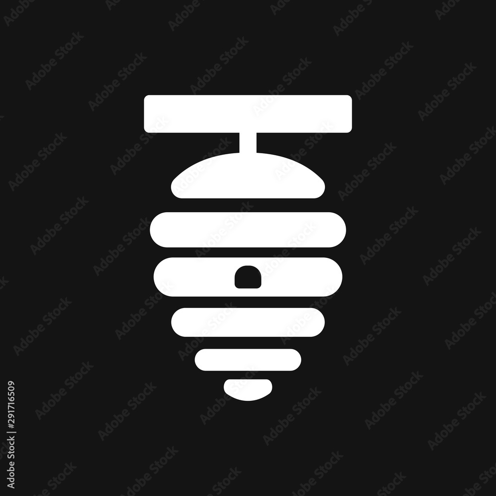 Beehive vector icon. beehive sign on background. Beehive vector icon. beehive sign on background.