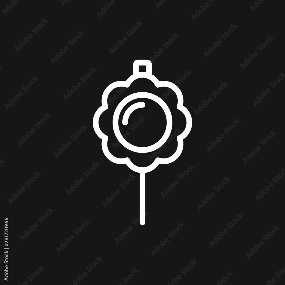 Fototapeta premium Brooch icon. Flat design isolated vector illustrations