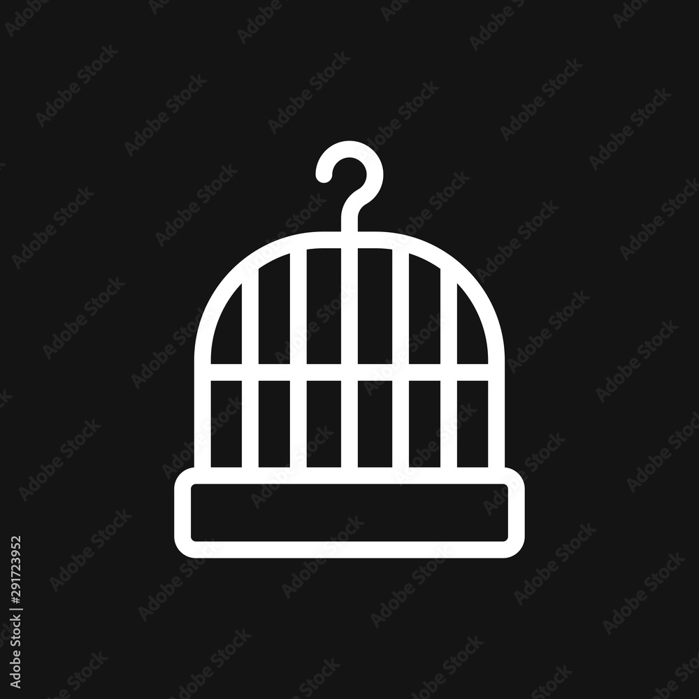 Bird cage icon for your design, logo. Vector illustration Bird cage icon for your design, logo. Vector illustration