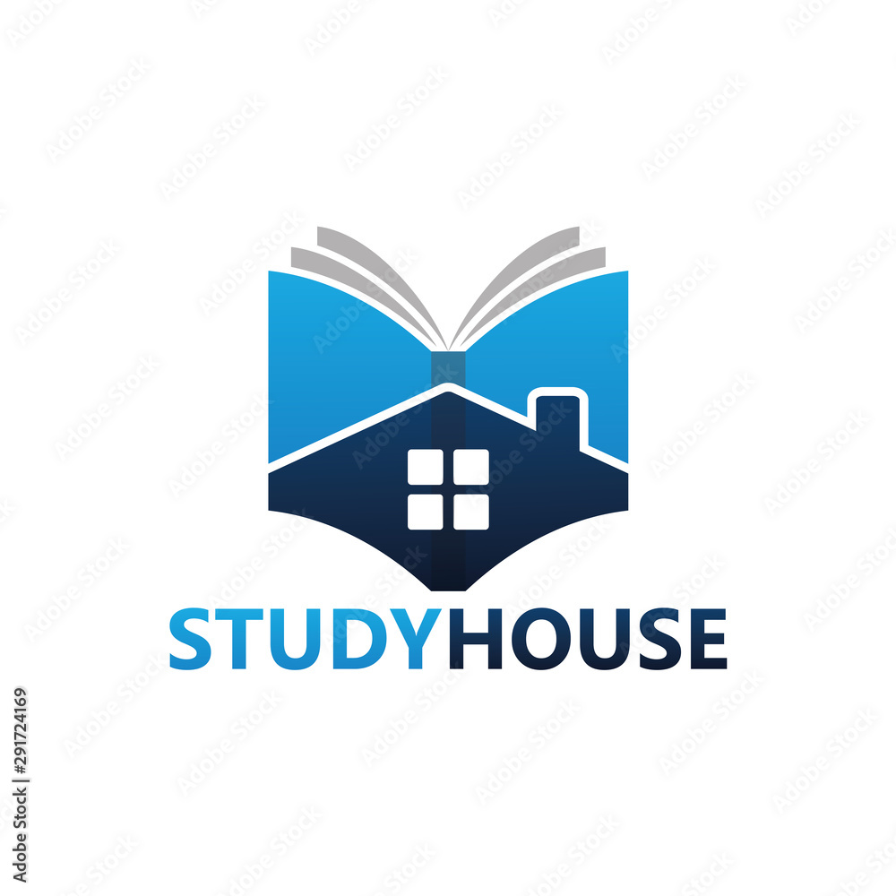 Fototapeta premium Study House Logo Template Design