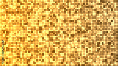 Glitter vintage golden lights background.