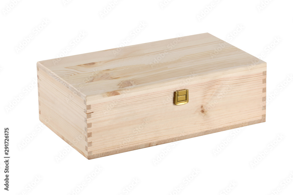 wine gift wooden box isolated on white background with clipping path and copy space for your text wine gift wooden box isolated on white background with clipping path and copy space for your text