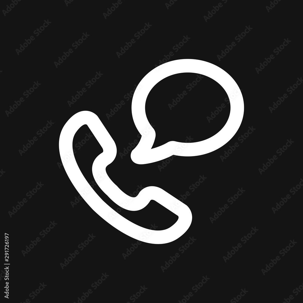 Call icon in trendy flat style isolated on background. Call icon in trendy flat style isolated on background.