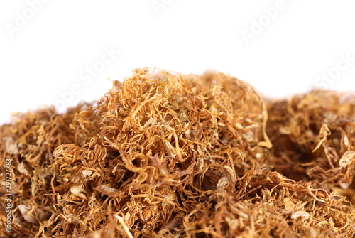 Tobacco isolated on a white background