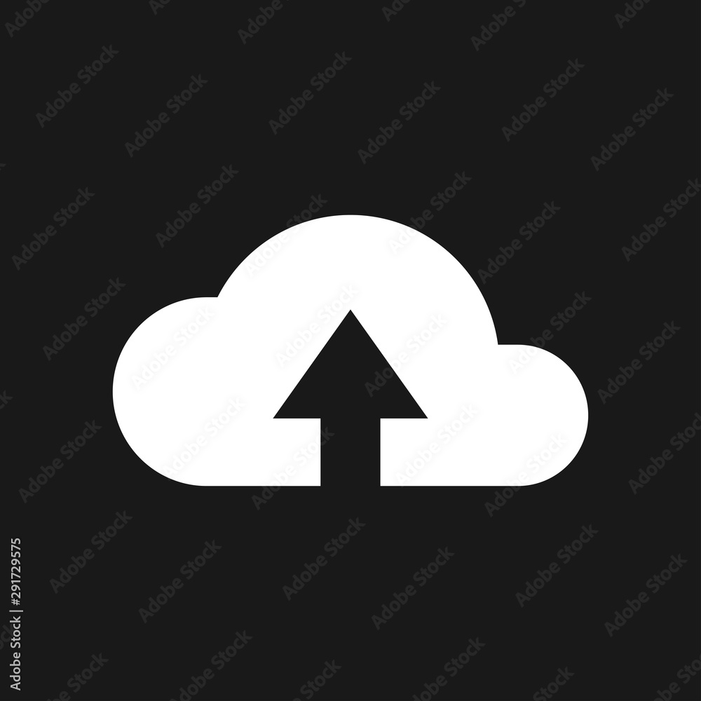 Cloud icon, outline and solid vector illustration Cloud icon, outline and solid vector illustration