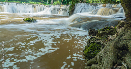 Jed Sao Noi Waterfall in Saraburi  Thailand