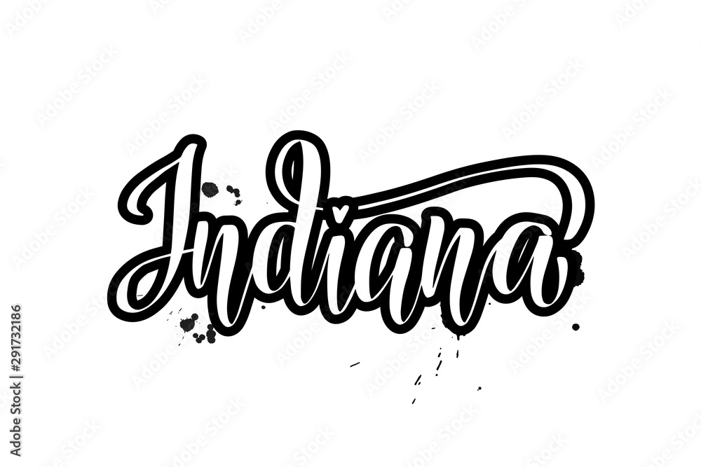 Obraz premium Vector calligraphy illustration isolated on white background.