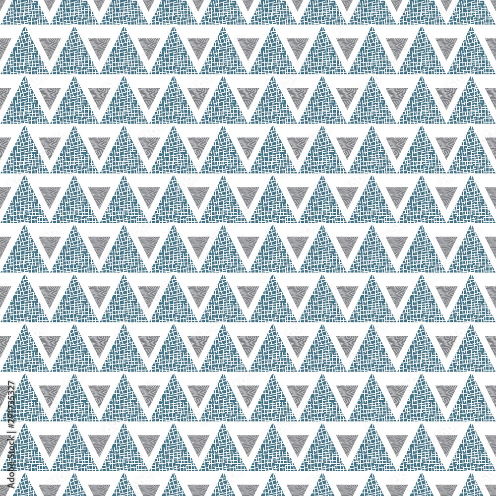 Vector Geometric Green Gray Triangles on White Background Seamless Repeat Pattern Vector Geometric Green Gray Triangles on White Background Seamless Repeat Pattern