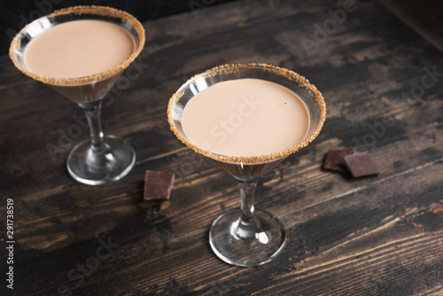 Chocolate Martini Cocktail photo