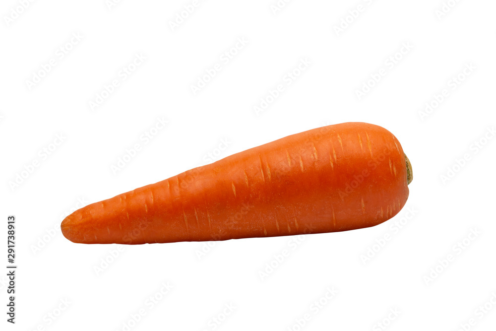 Fresh carrots isolated on white background. Close up of Carrots. Fresh carrots isolated on white background. Close up of Carrots.