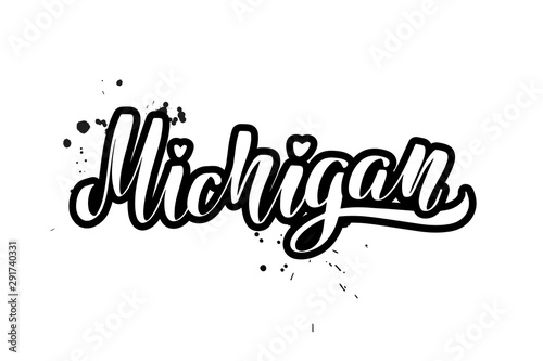 Vector calligraphy illustration isolated on white background